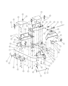 Fabricated Cutter Deck 48-Inch (Nov. 2003 And After) Diagram and Parts List for M48-HN 53AB5E6V750-20-HP Cub Cadet Lawn Tractor